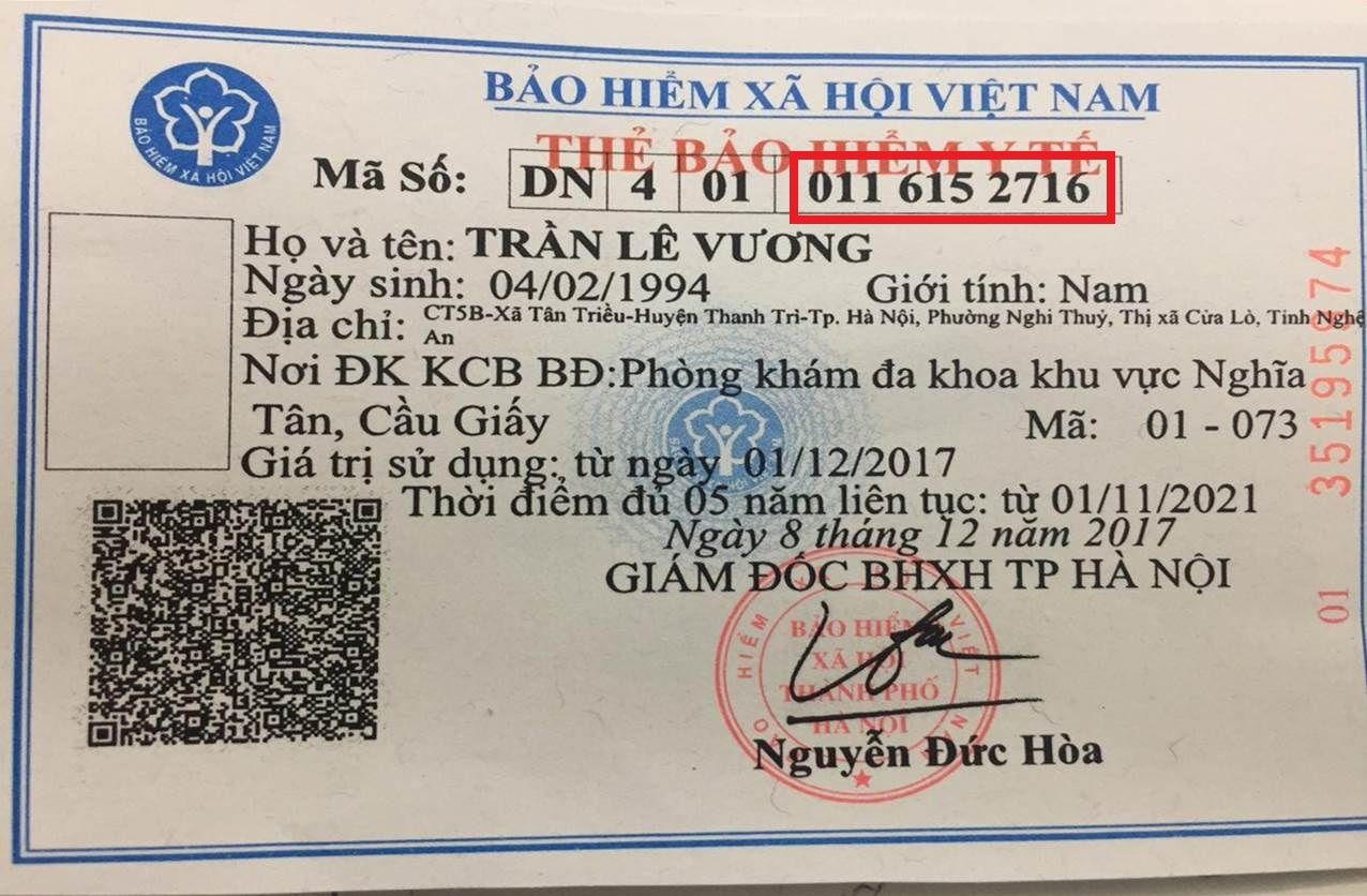 Tra cứu Bảo hiểm xã hội dựa trên thẻ Bảo hiểm y tế