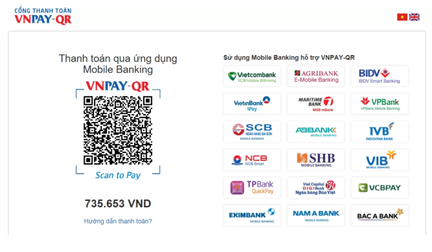 Quét mã VNPAY-QR để thanh toán tiền điện online, tiện lợi và nhanh chóng