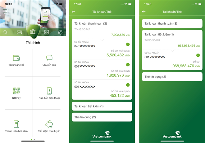Cách kiểm tra tài khoản ngân hàng Vietcombank qua ứng dụng Mobile Banking
