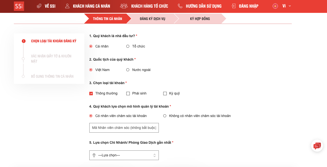 Cách mở tài khoản chứng khoán đơn giản và nhanh chóng nhất 1