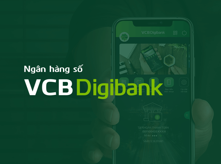 Nạp thẻ điện thoại bằng tài khoản ngân hàng Vietcombank
