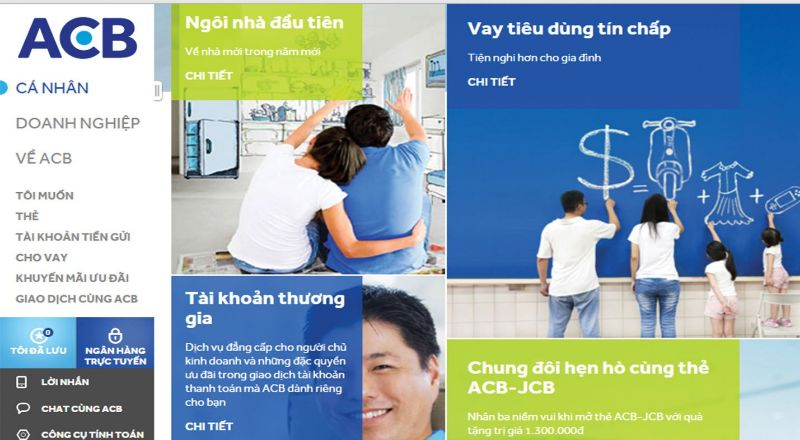 ACB - Ngân Hàng TMCP Á Châu - Cho vay linh hoạt