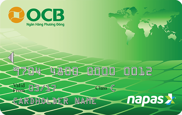 OCB: Ngân Hàng TMCP Phương Đông - Thẻ ghi nợ