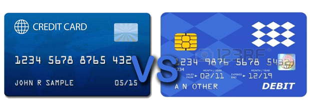 thẻ debit và credit