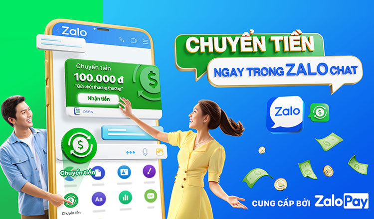 Người dùng có thể chuyển tiền ngay trong Zalo Chat | ZaloPay