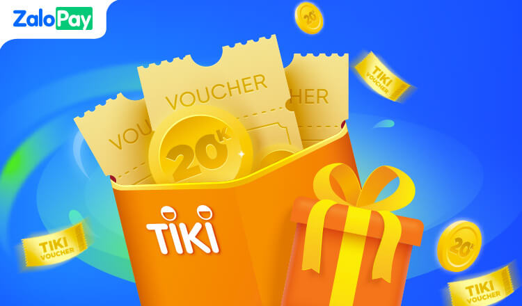 Tiki giảm giá ngập tràn khi thanh toán qua ZaloPay
