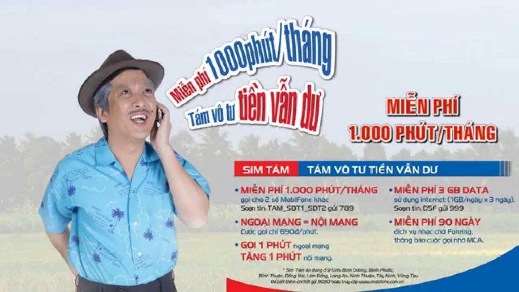 Sim tám Mobifone- tám vô tư mà tiền vẫn dư (Nguồn: 3gmobifone.vn)