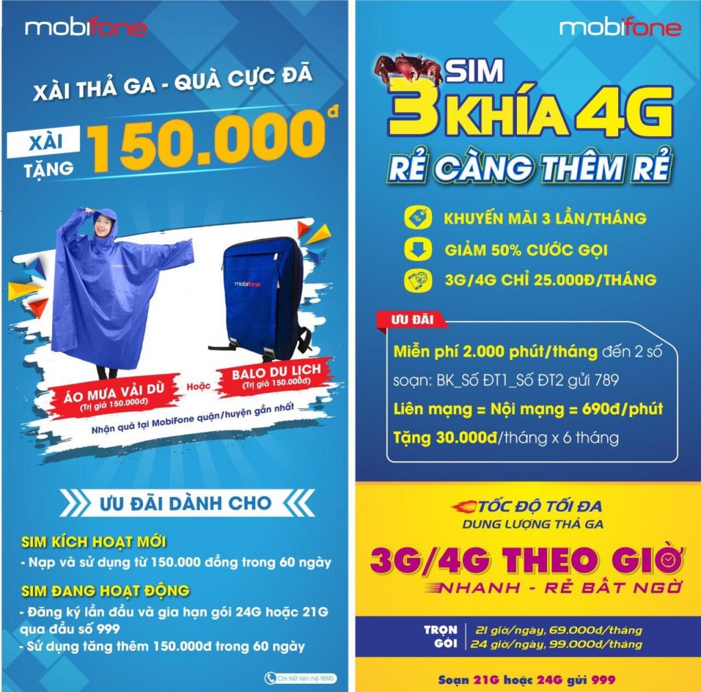 Có nhiều sim khuyến mãi Mobifone cho bạn lựa chọn