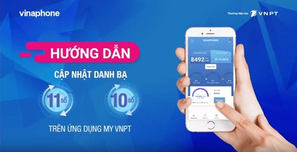 Cách chuyển danh bạ sim 11 số thành 10 số trên My VNPT (Nguồn: xdavn.com)