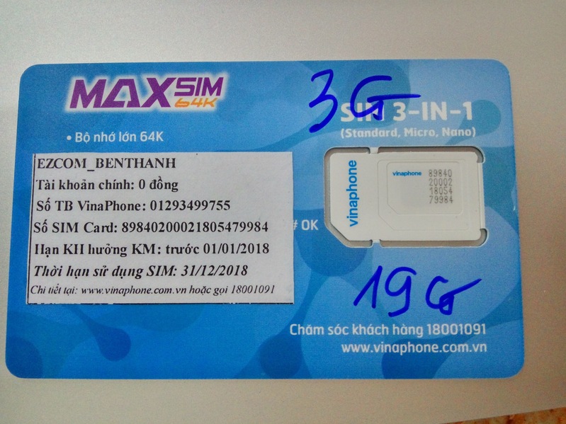 Số seri sim có in sẵn trên thẻ sim ( Nguồn: linhkienkts.com)