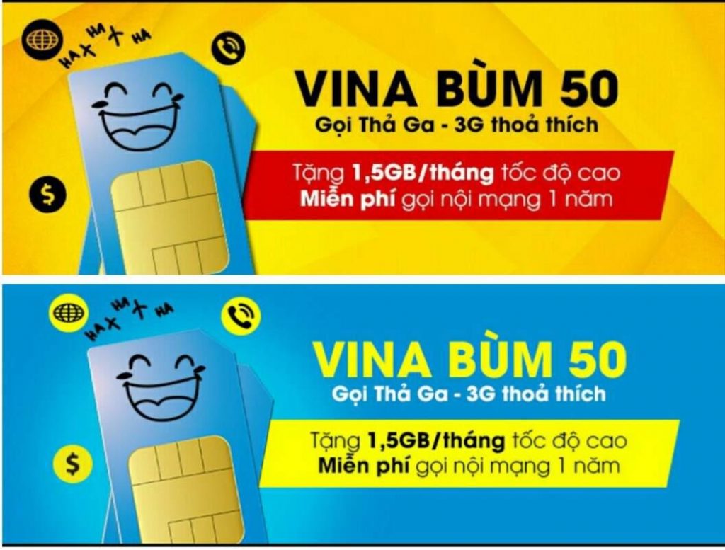 Sim Bùm 50 3G thỏa thích tha hồ lướt web, xem phim, nghe nhạc,...(Nguồn: raovatnet.com)