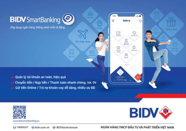 App kiếm tiền trên Internet - BIDV SmartBanking
