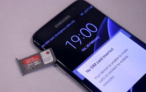 Lắp sim sang máy khác để kiểm tra xem sim có bị hỏng hay không (Nguồn: htcwildfire.com)