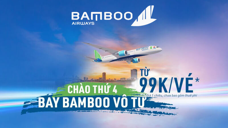 Chương trình khuyến mãi của hãng hàng không Bamboo Airways
