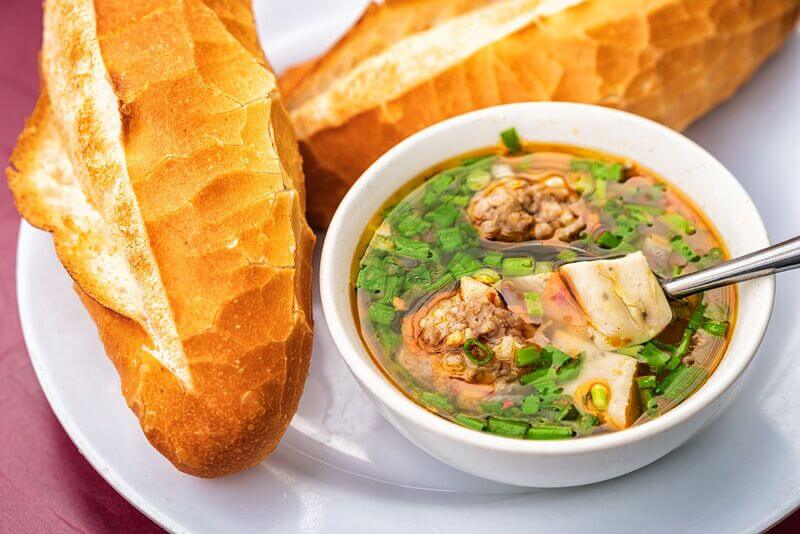 Viên xíu mại kích thước khá lớn