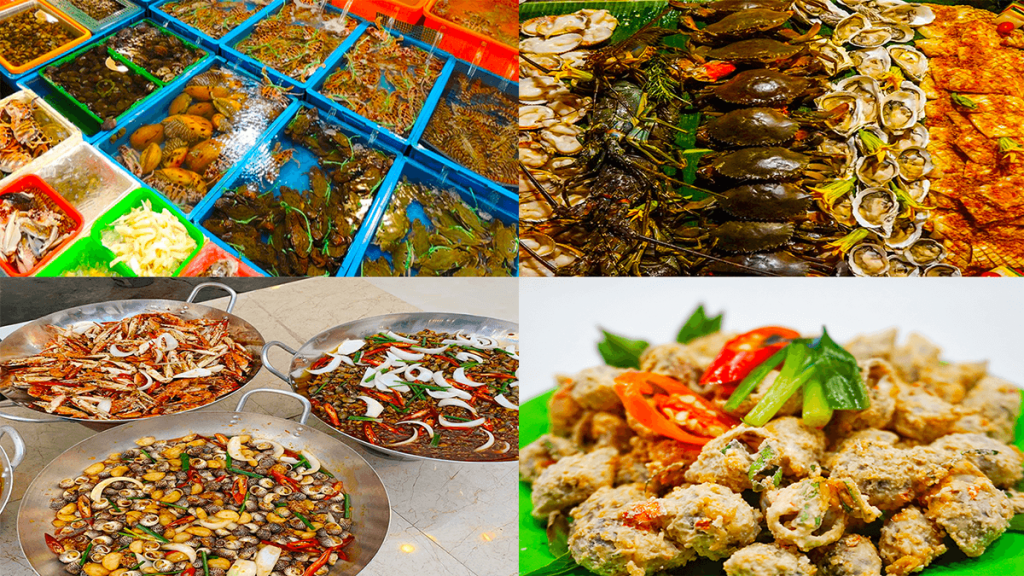 Phố hải sản chợ đêm Helio Đà Nẵng