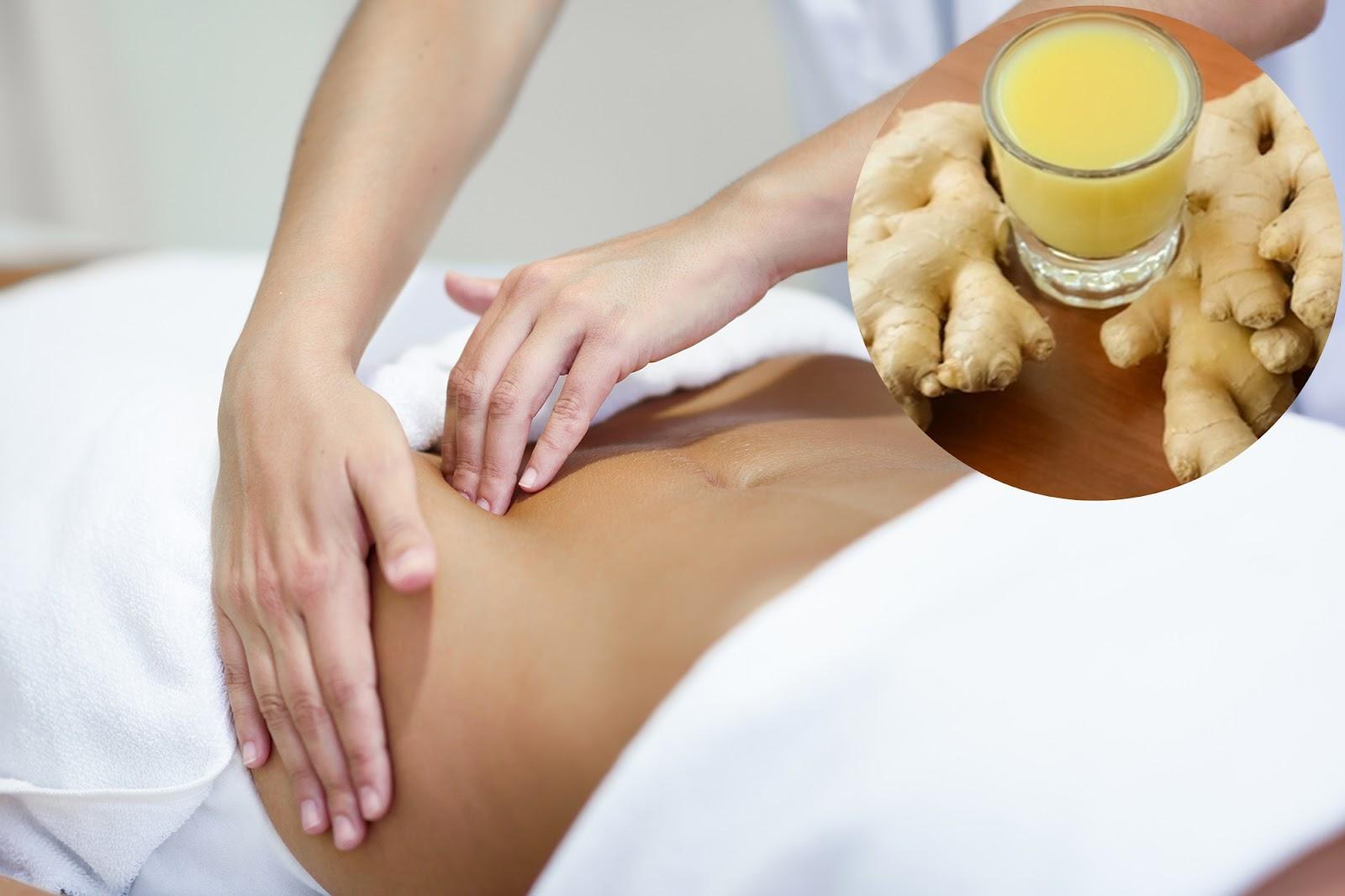 Rượu gừng đốt nóng, giúp giảm mỡ bụng