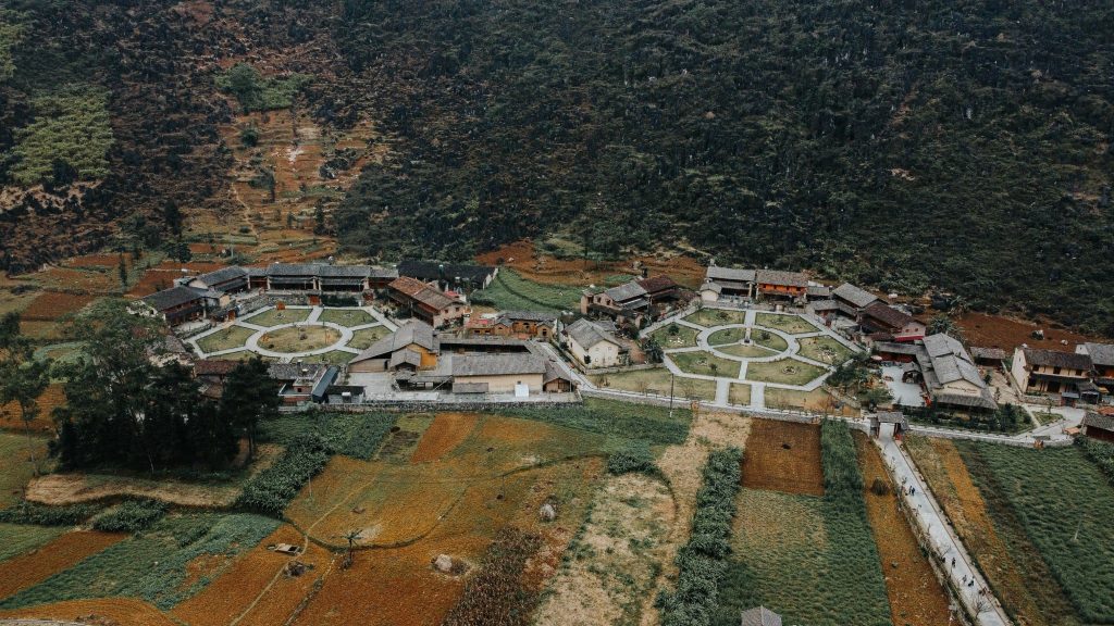 Toàn cảnh thị trấn Mèo Vạc Hà Giang