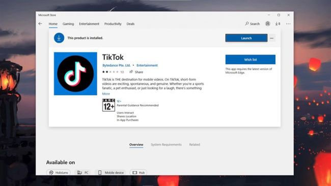 Chọn ô GET để tiến hành tải TikTok về máy tính miễn phí 