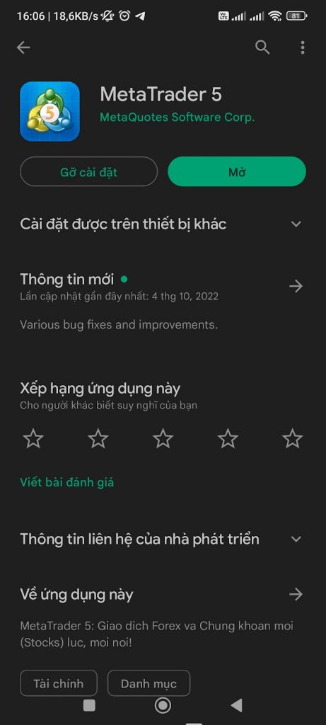 MT5 là gì? Cách tải MT5 trên Android