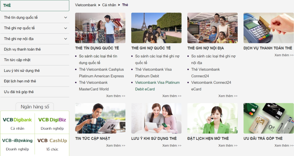 Các trang website chính thức 