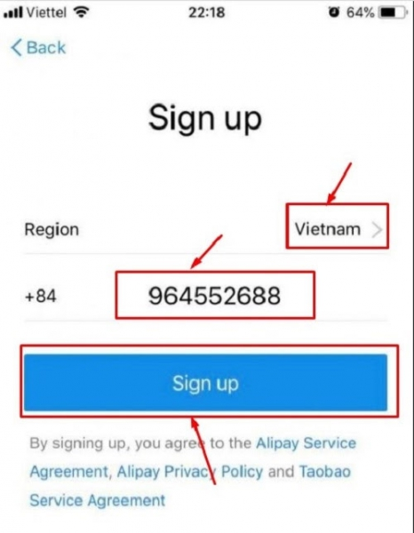 Nhập số điện thoại