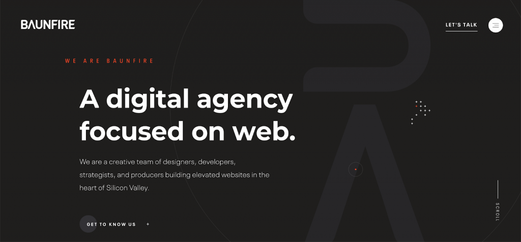 Baunfire is a web-focused digital agency.
