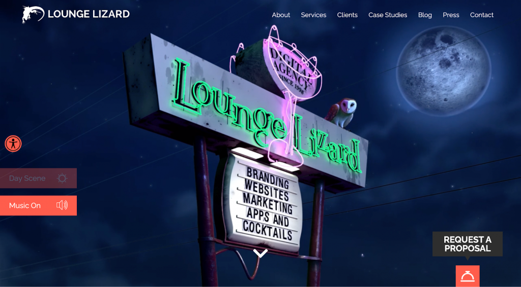 Lounge Lizard is a marketing, web, and advertising agency with roots in advertising and technology. 