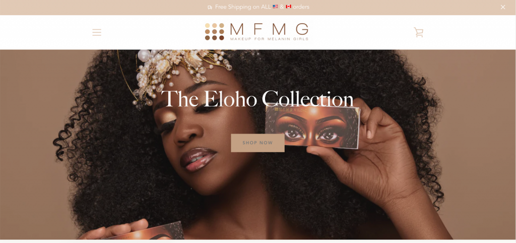 Makeup for Melanin Girls is the brand name of MFMG Cosmetics.