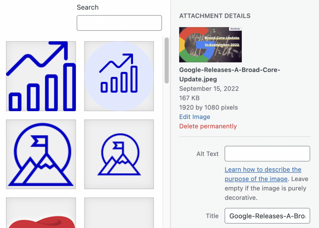 Optimizing images in WordPress for SEO