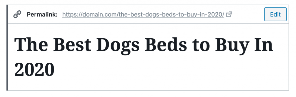 On the SERPs, URLs can be long and sometimes truncated