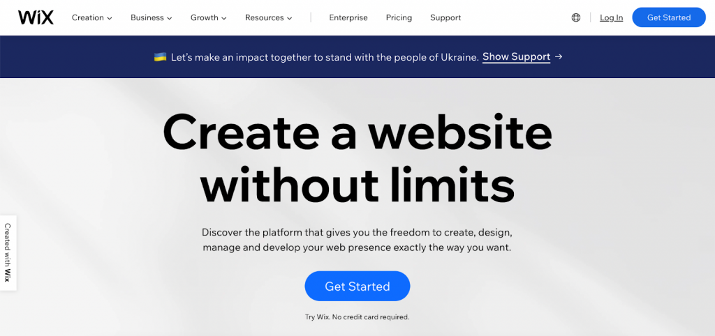 Wix is the most effective website builder for small businesses