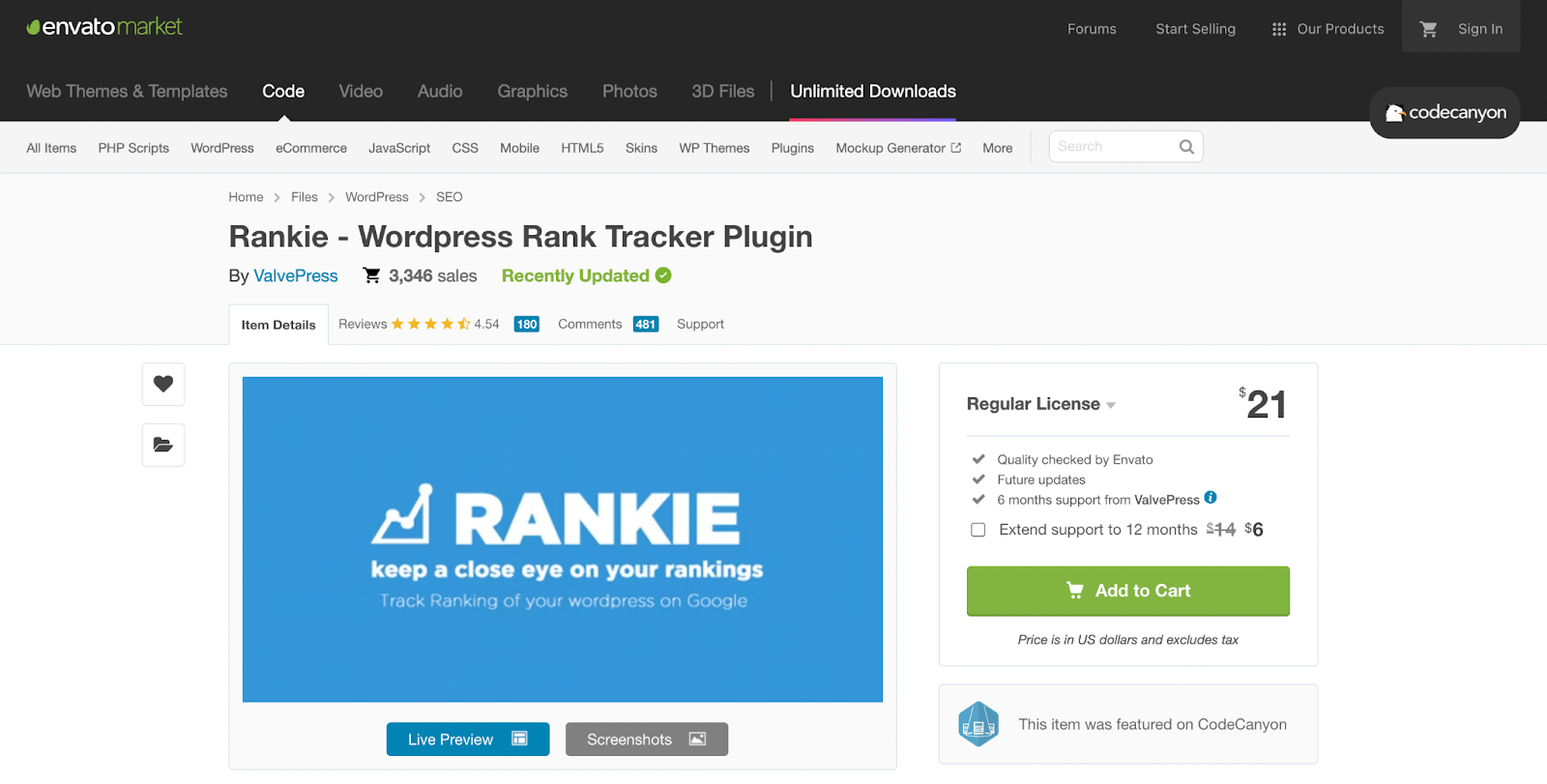 Rankie - WordPress Rank Tracker Plugin