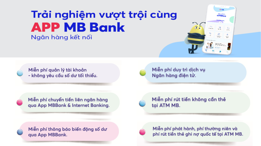 Những tiện ích khi dùng app MB Bank 