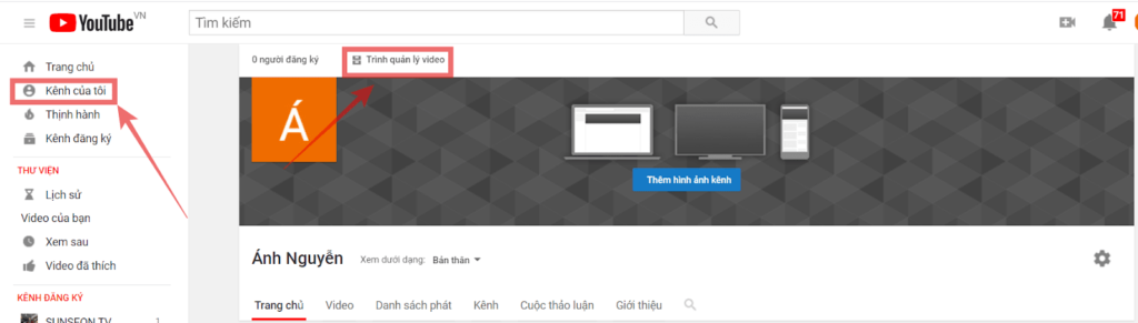 Cần đăng kí kênh trước khi kiếm tiền từ Youtube