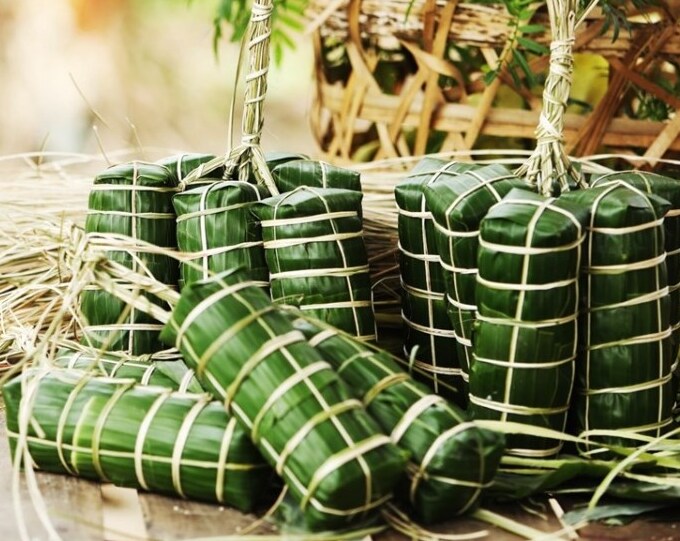 Bánh chưng, bánh giầy, bánh tét là những món ăn không thể thiếu ngày Tết
