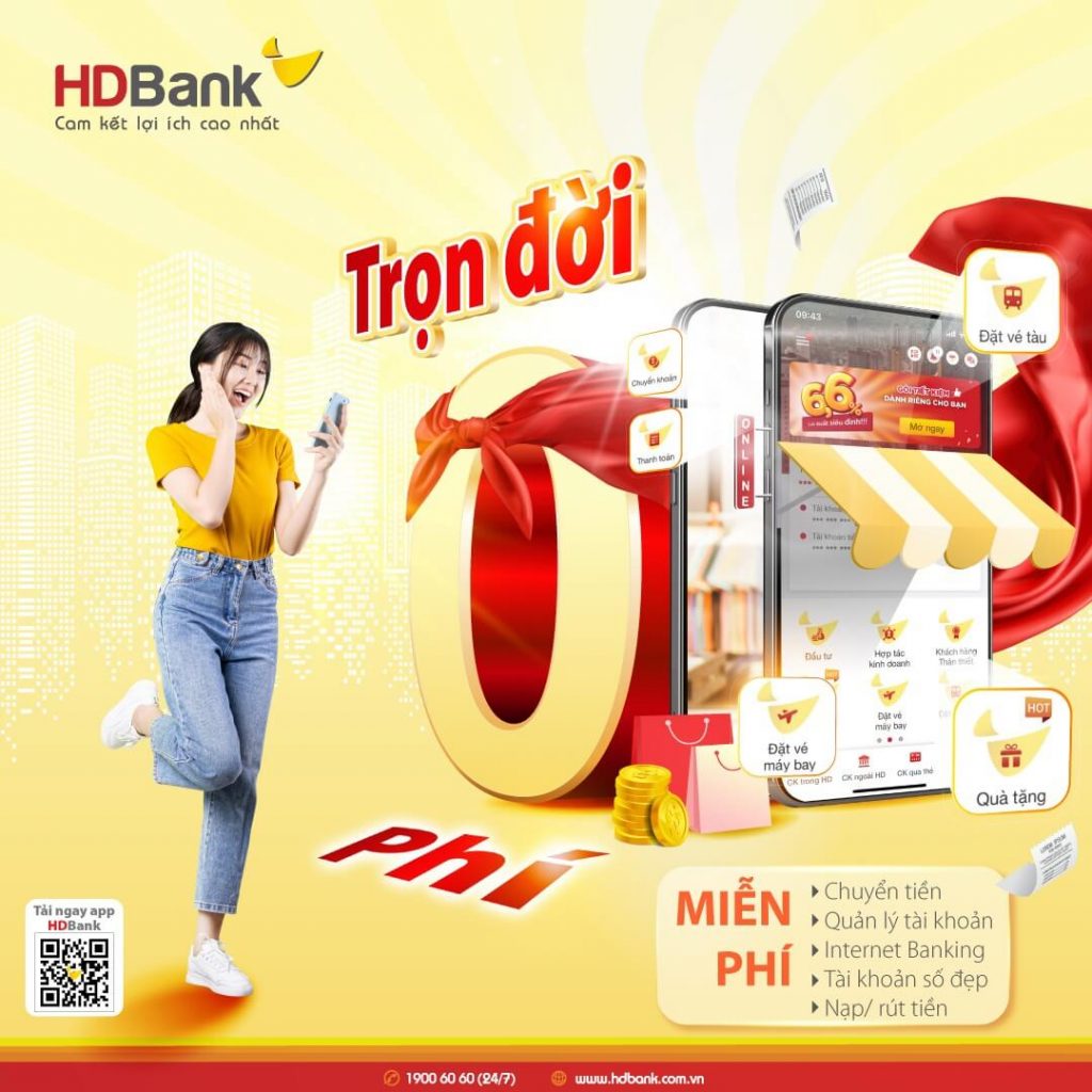 Đăng ký Internet banking và Mobile banking của HDBank 