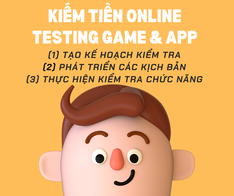 Kiếm tiền online testing game và app