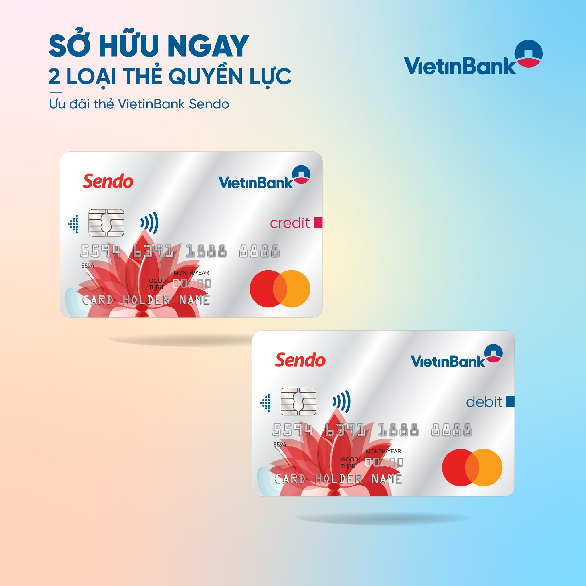 Các loại thẻ Vietinbank - Thẻ tín dụng Vietinbank Sendo