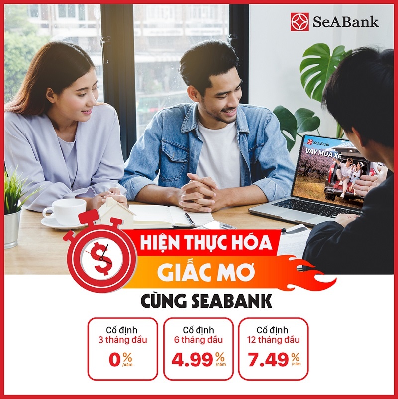 Lãi suất ngân hàng SeABank mới nhất