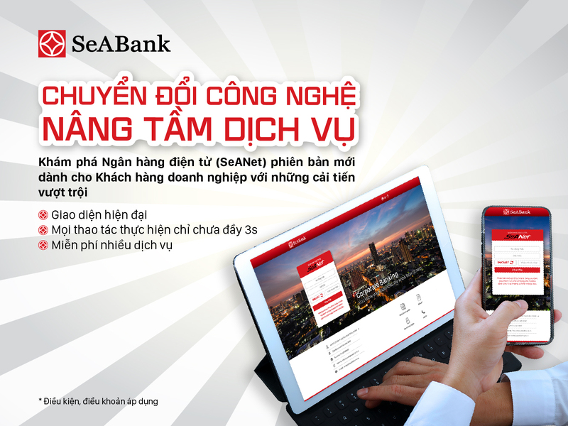 Mobile Banking và Internet Banking ngân hàng SeABank