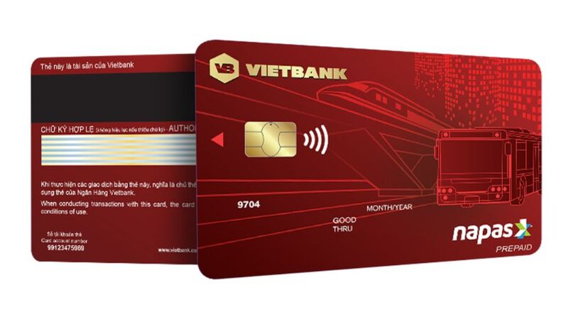 Thẻ ghi nợ Debit card Ngân hàng VietBank