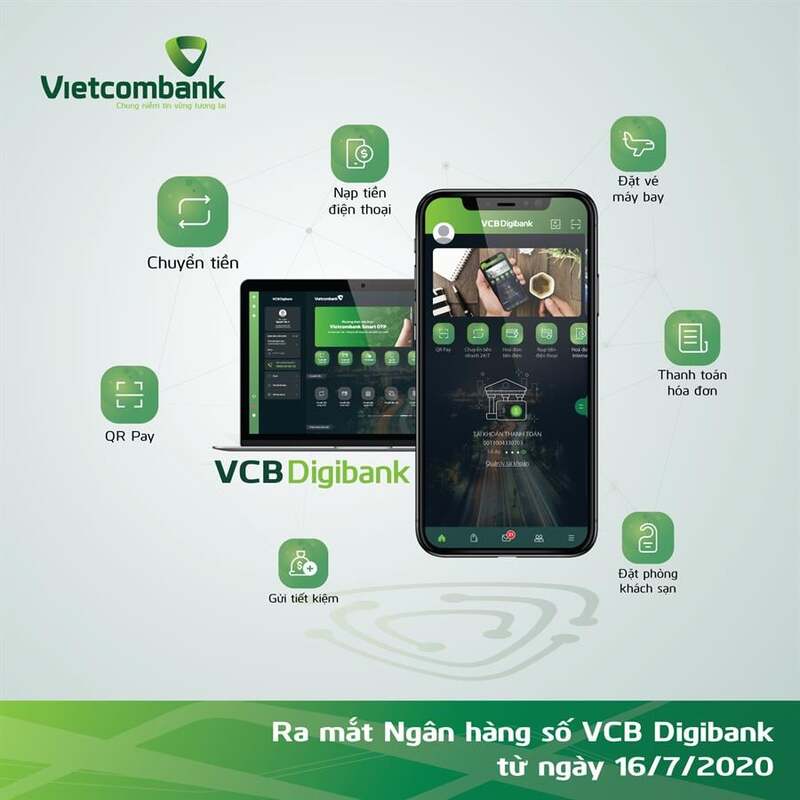 Ngân hàng điện tử Internet Banking và Mobile Banking của Vietcombank