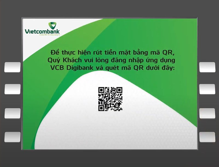 Rút tiền không cần thẻ Vietcombank an toàn