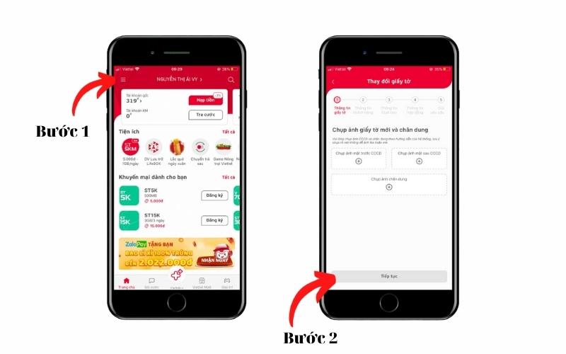 Đăng ký sim chính chủ bằng app My Viettel