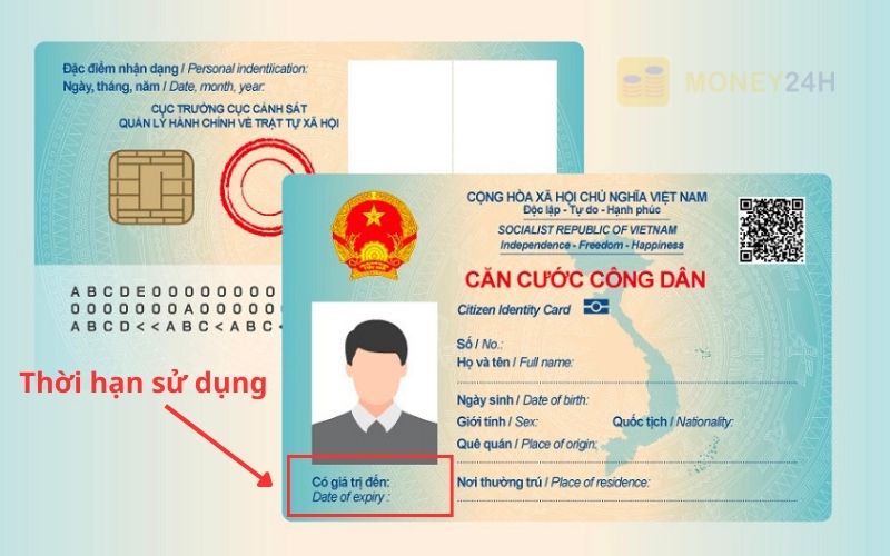 ID quốc gia của Việt Nam  (Căn cước công dân có thời hạn sử dụng bao nhiêu)