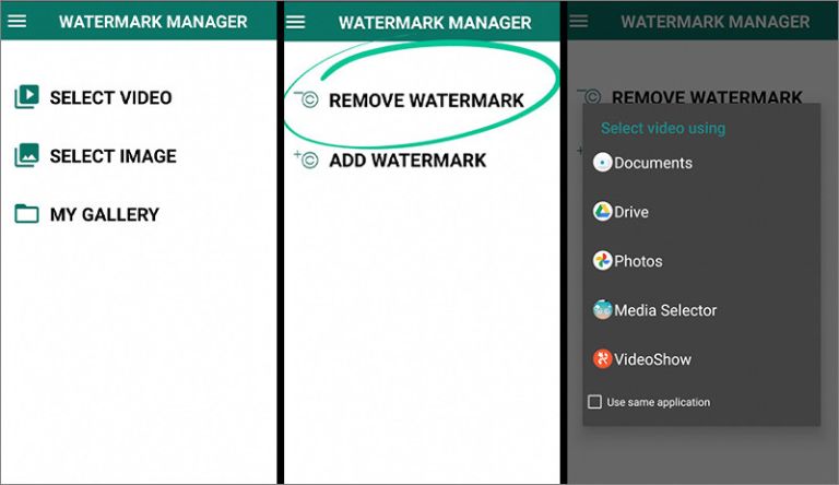 Xóa logo TikTok bằng ứng dụng Remove Add & Watermark