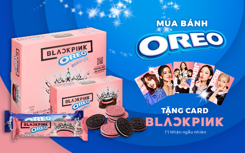 bánh oreo blackpink vị dâu