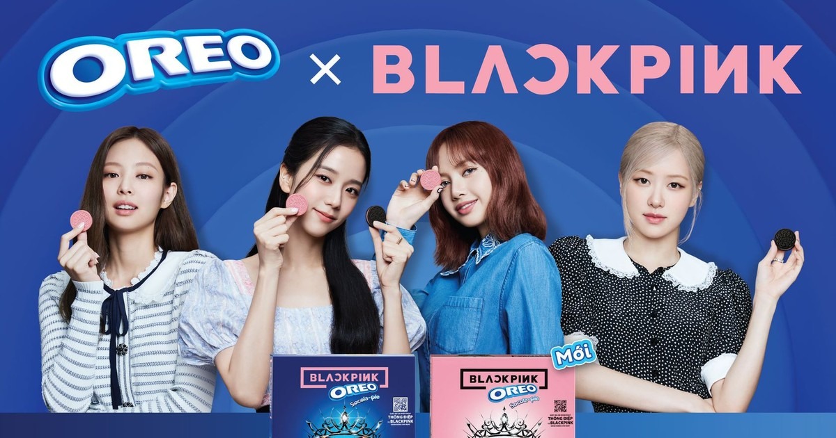 bánh oreo blackpink vị dâu