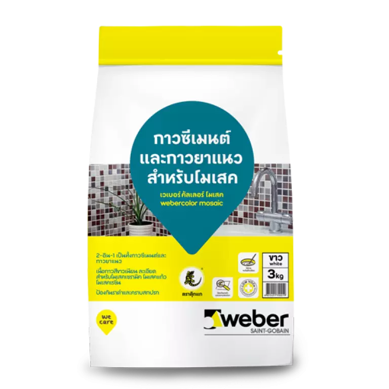 Webercolor mosaic giải pháp cho gạch ốp tường